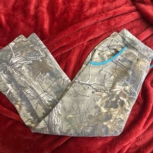 Realtree Camouflage Women's Joggers with Blue Accent